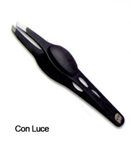 Pinzetta Luminosa Black Inox